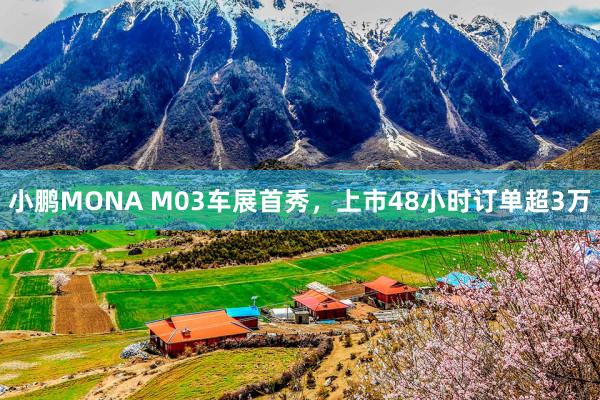 小鹏MONA M03车展首秀，上市48小时订单超3万